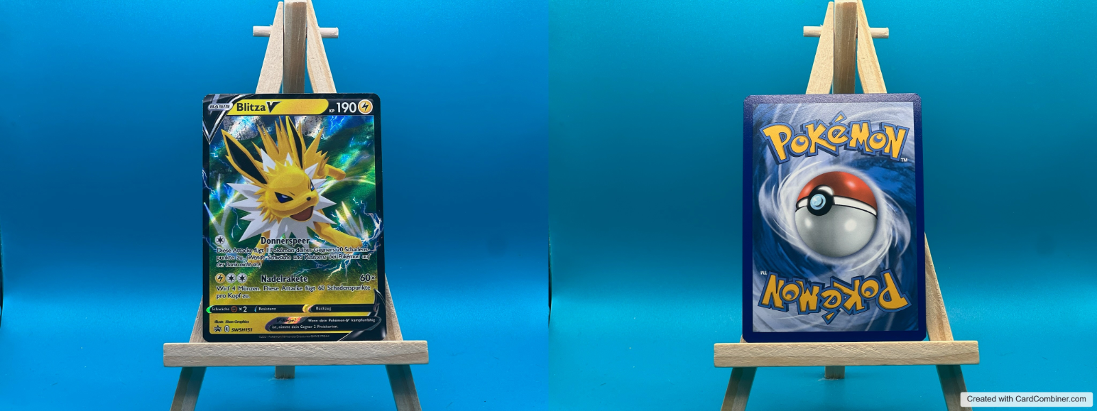 Blitza V SWSH 151 SWSH Black Star Promos Pokémon Karte Deutsch Near Mint