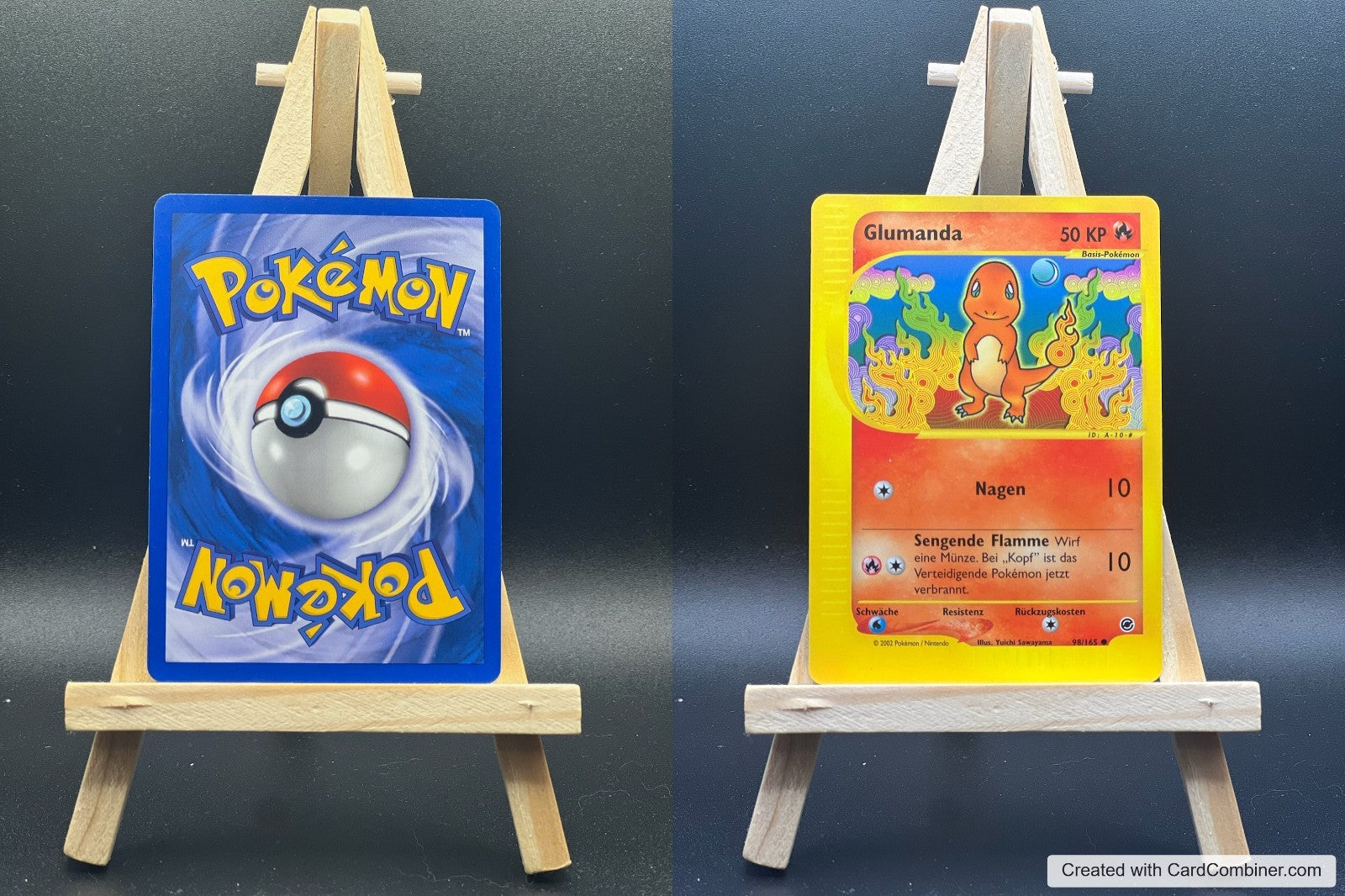 Glumanda EX 98 Expedition Pokémon Karte Deutsch Near Mint