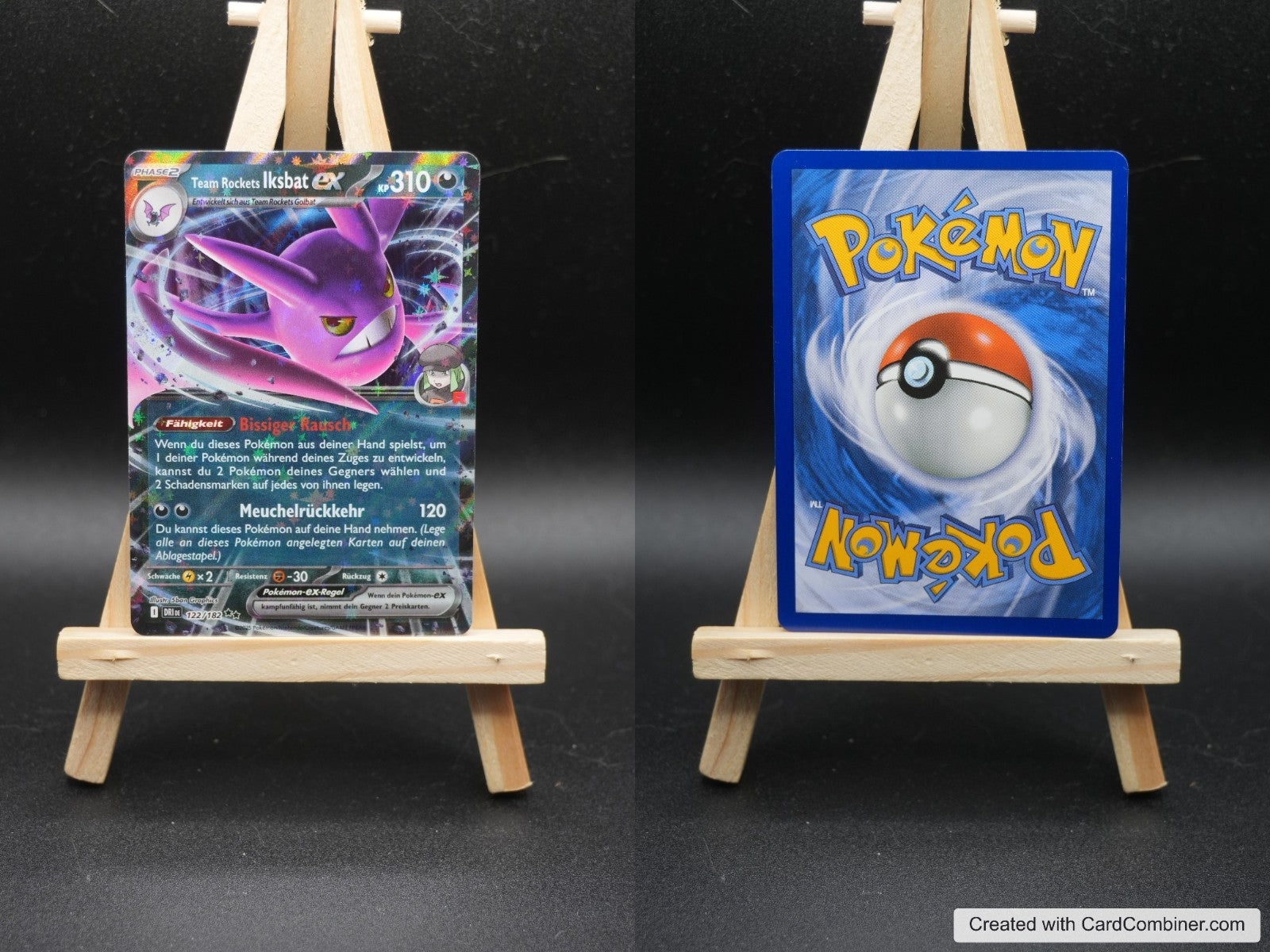 Team Rockets Iksbat ex DRI 122 Ewige Rivalen Pokémon Karte Deutsch Near Mint