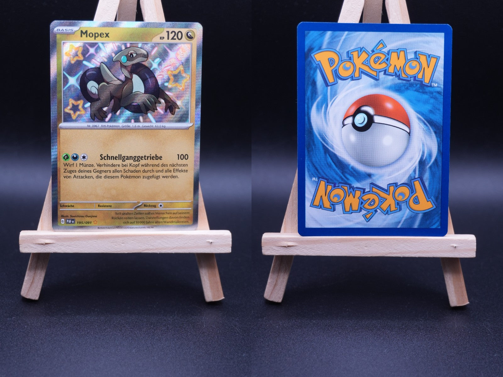 Mopex PAF 195 Paldeas Schicksale Pokémon Karte Deutsch Near Mint