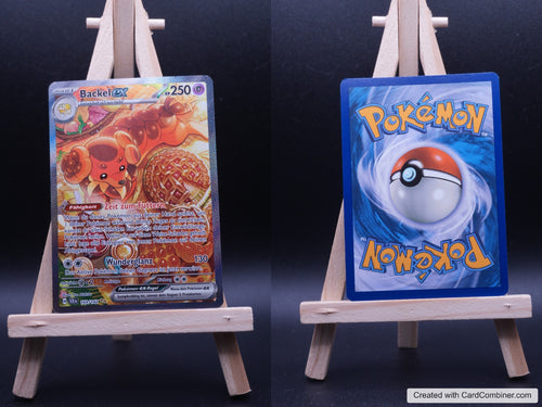 Backel ex SCR 169 Stellarkrone Pokémon Karte Deutsch Near Mint
