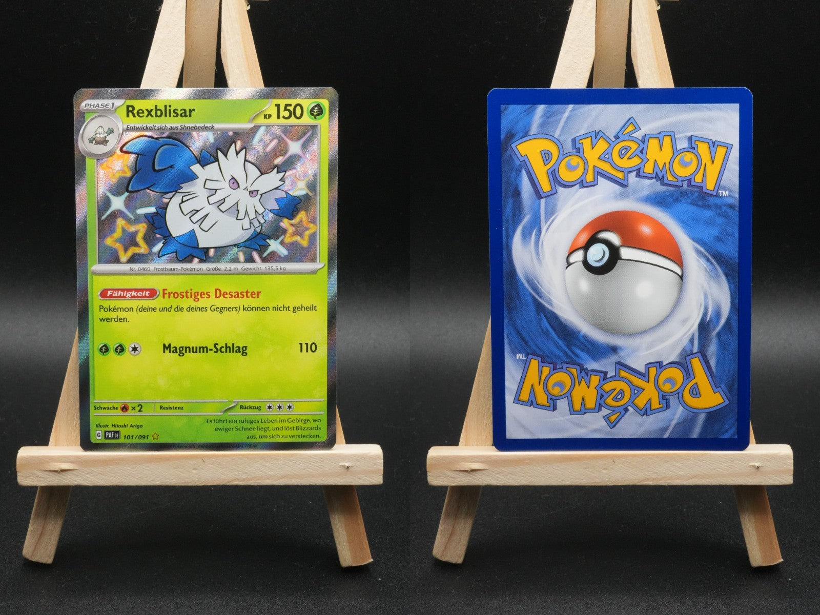 Rexblisar PAF 101 Paldeas Schicksale Pokémon Karte Deutsch Near Mint