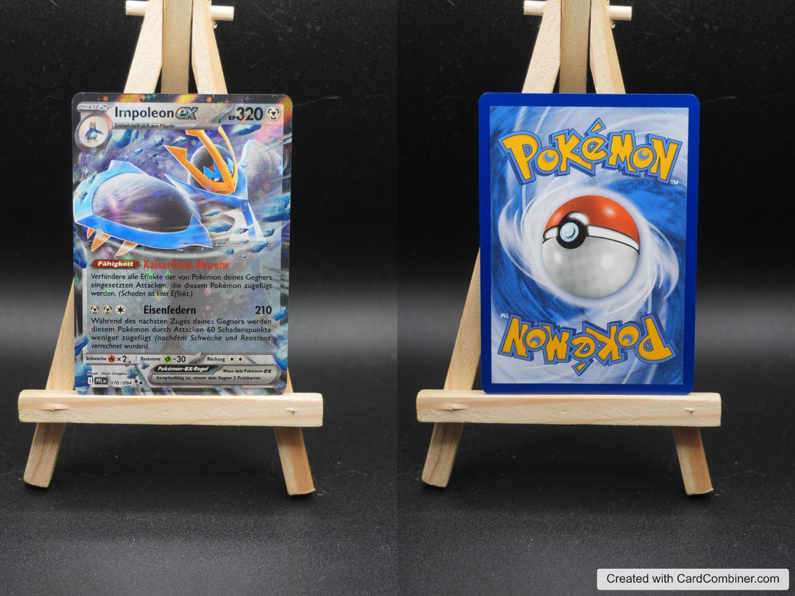 Impoleon ex PFL 070 Fatale Flammen Pokémon Karte Deutsch Near Mint