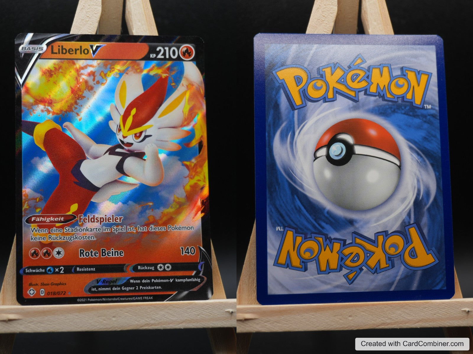 Liberlo V SWSH 015 SWSH Black Star Promos Pokémon Karte Deutsch Near Mint