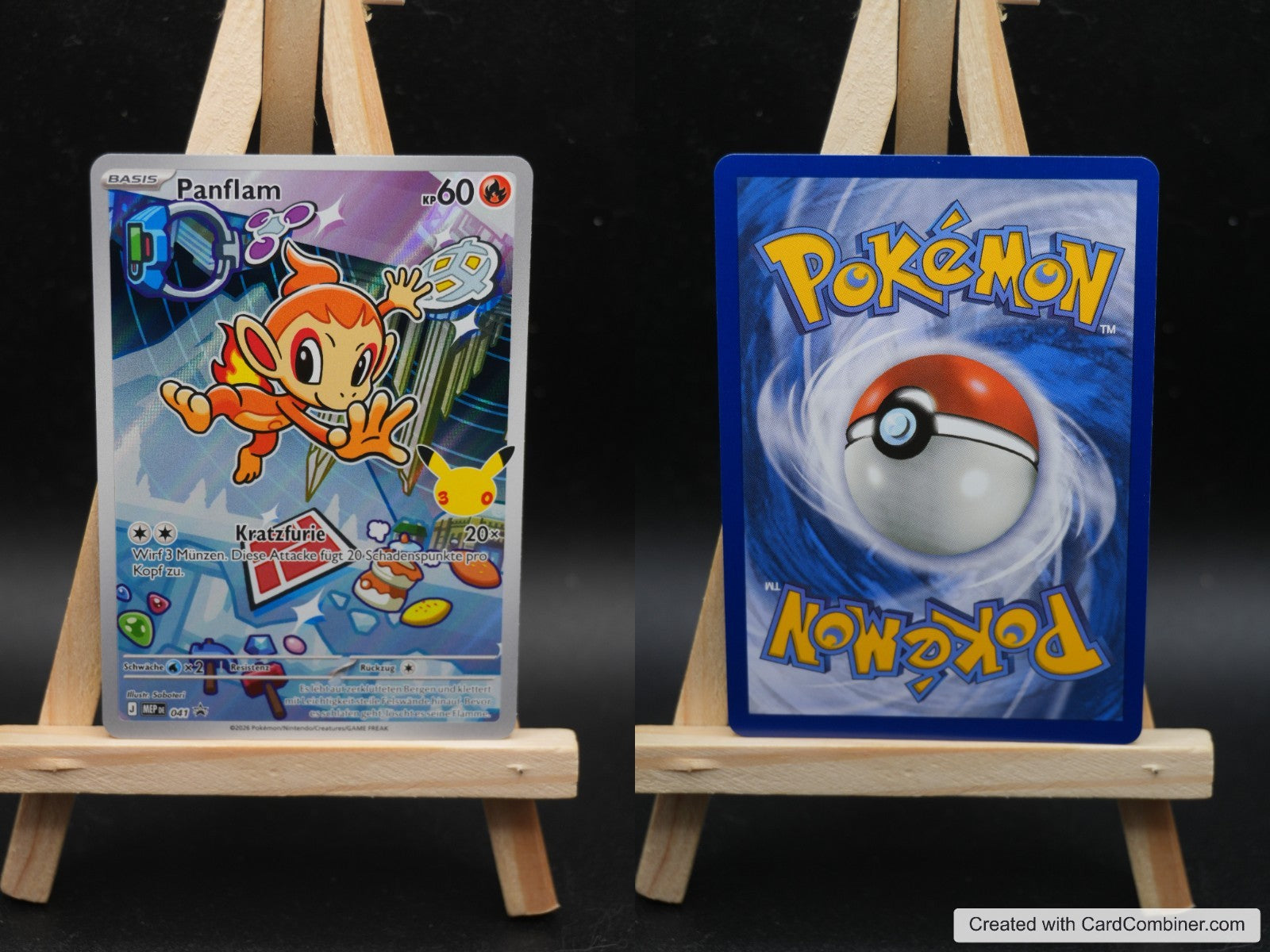 Panflam MEP 041 MEP Black Star Promos Pokémon Karte Deutsch Near Mint