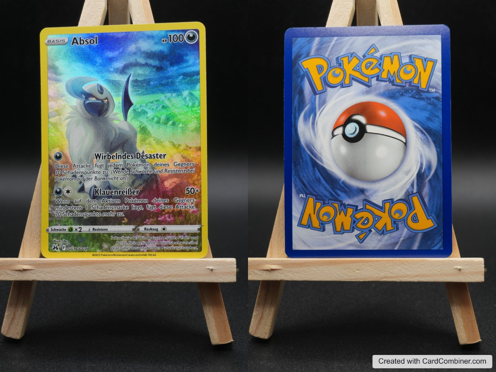 Absol CRZ GG16 Zenit der Könige Pokémon Karte Deutsch Near Mint