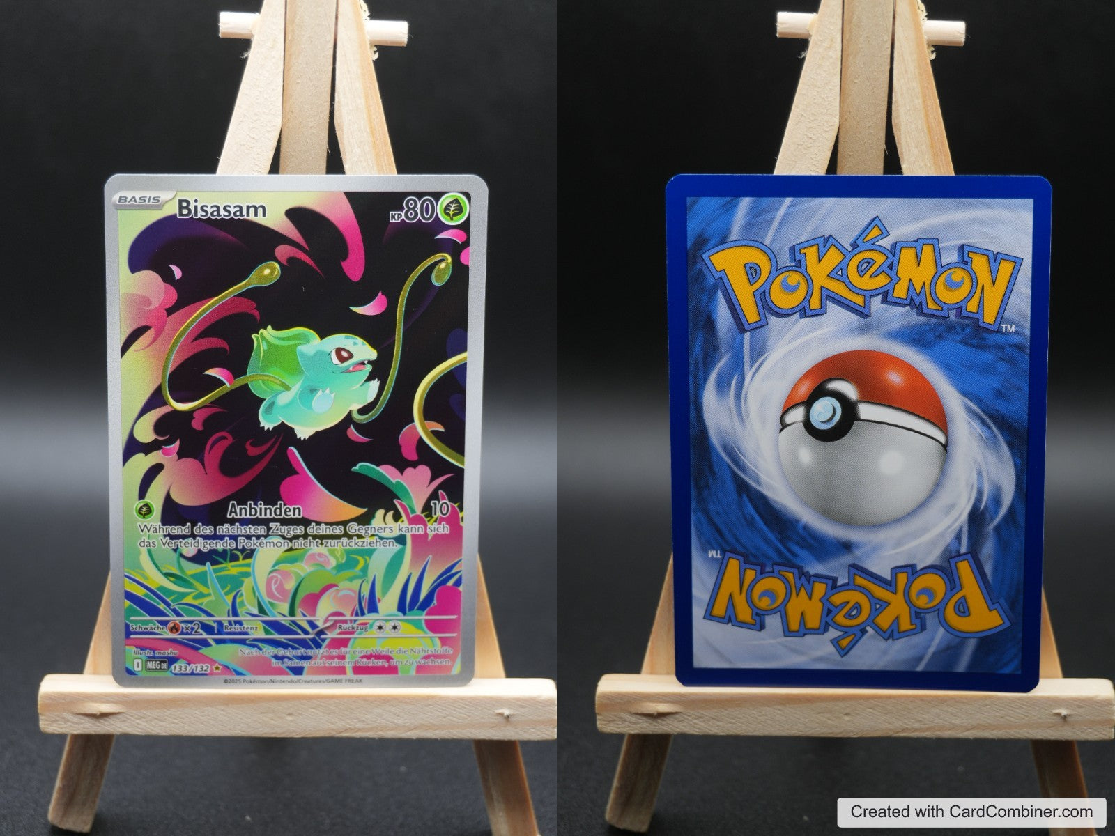 Bisasam MEG 133 Mega-Entwicklung Pokémon Karte Deutsch Near Mint