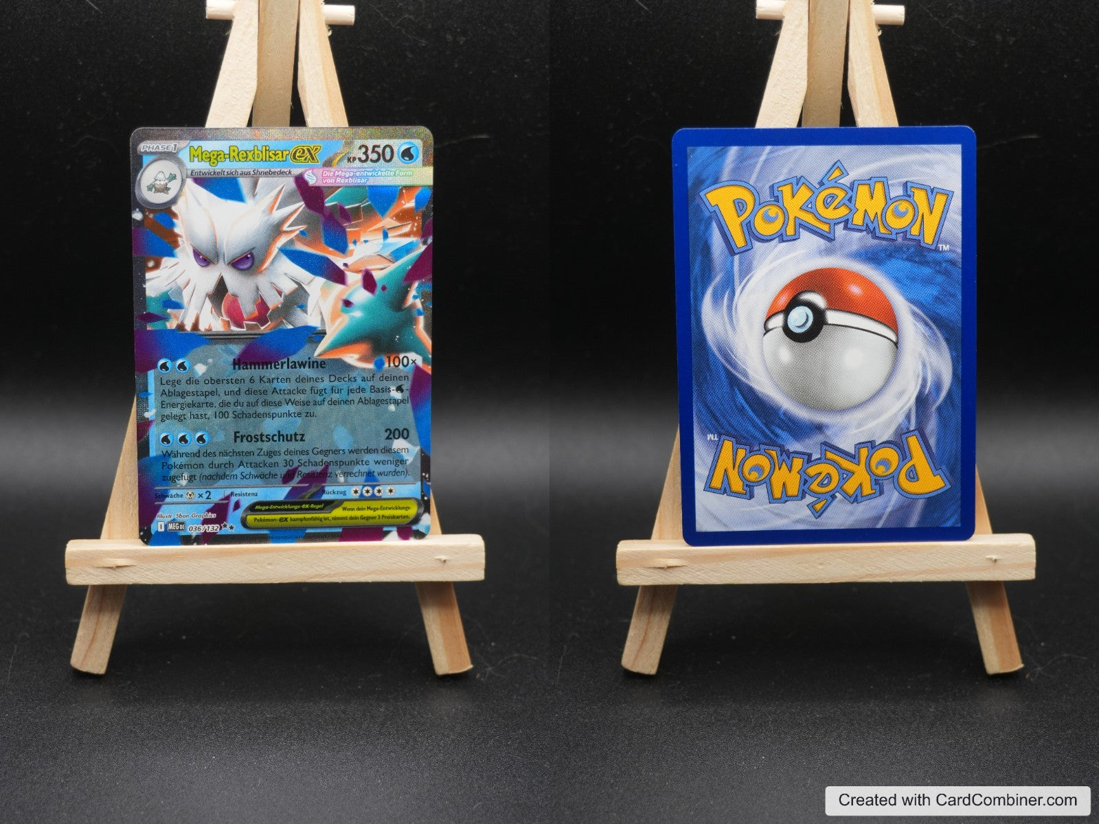 Mega Rexblisar ex MEG 036 Mega-Entwicklung Pokémon Karte Deutsch Near Mint