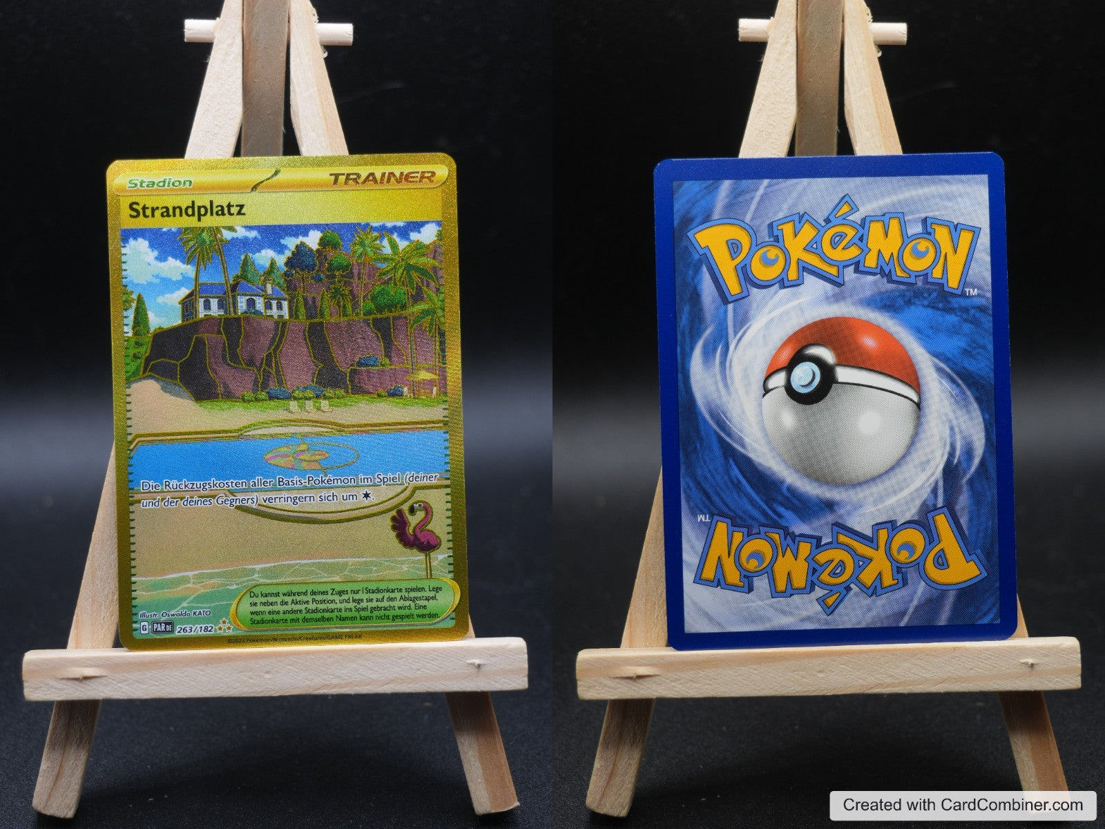 Strandplatz PAR 263 Paradoxrift Pokémon Karte Deutsch Near Mint