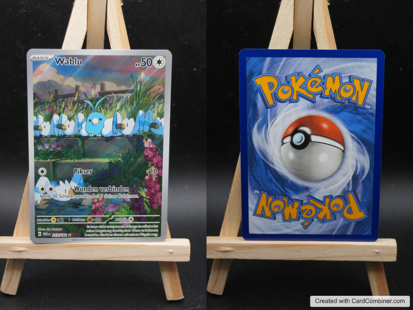 Wablu PAR 213 Paradoxrift Pokémon Karte Deutsch Near Mint