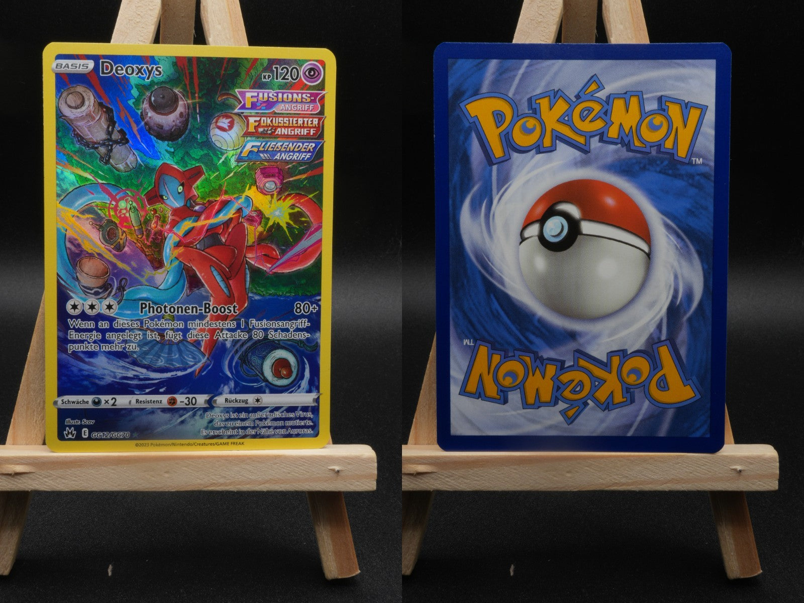 Deoxys CRZ GG12 Zenit der Könige Pokémon Karte Deutsch Near Mint