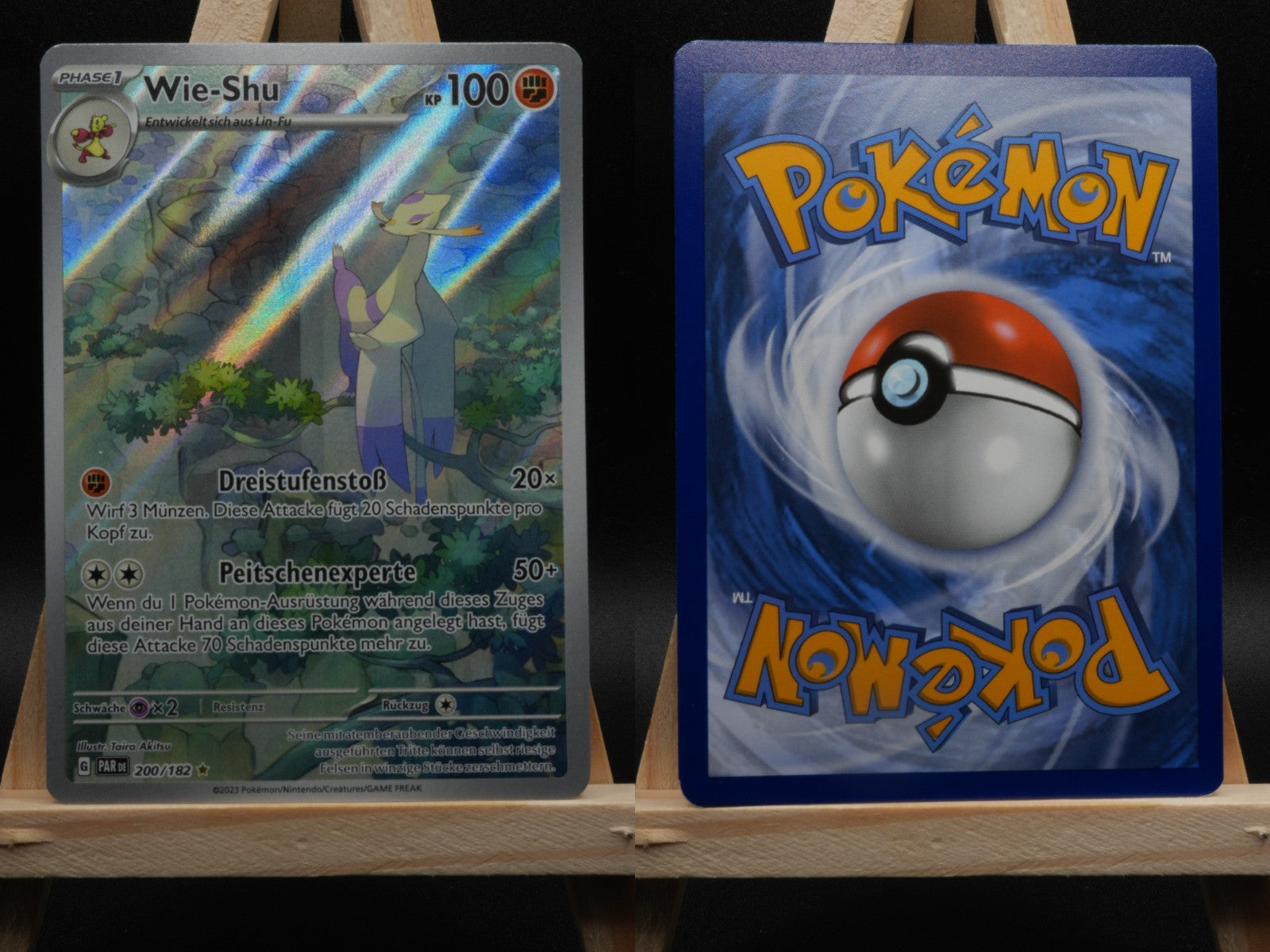 Wie-Shu 200/182 Illustration Rare Paradoxrift DE NM Pokémon