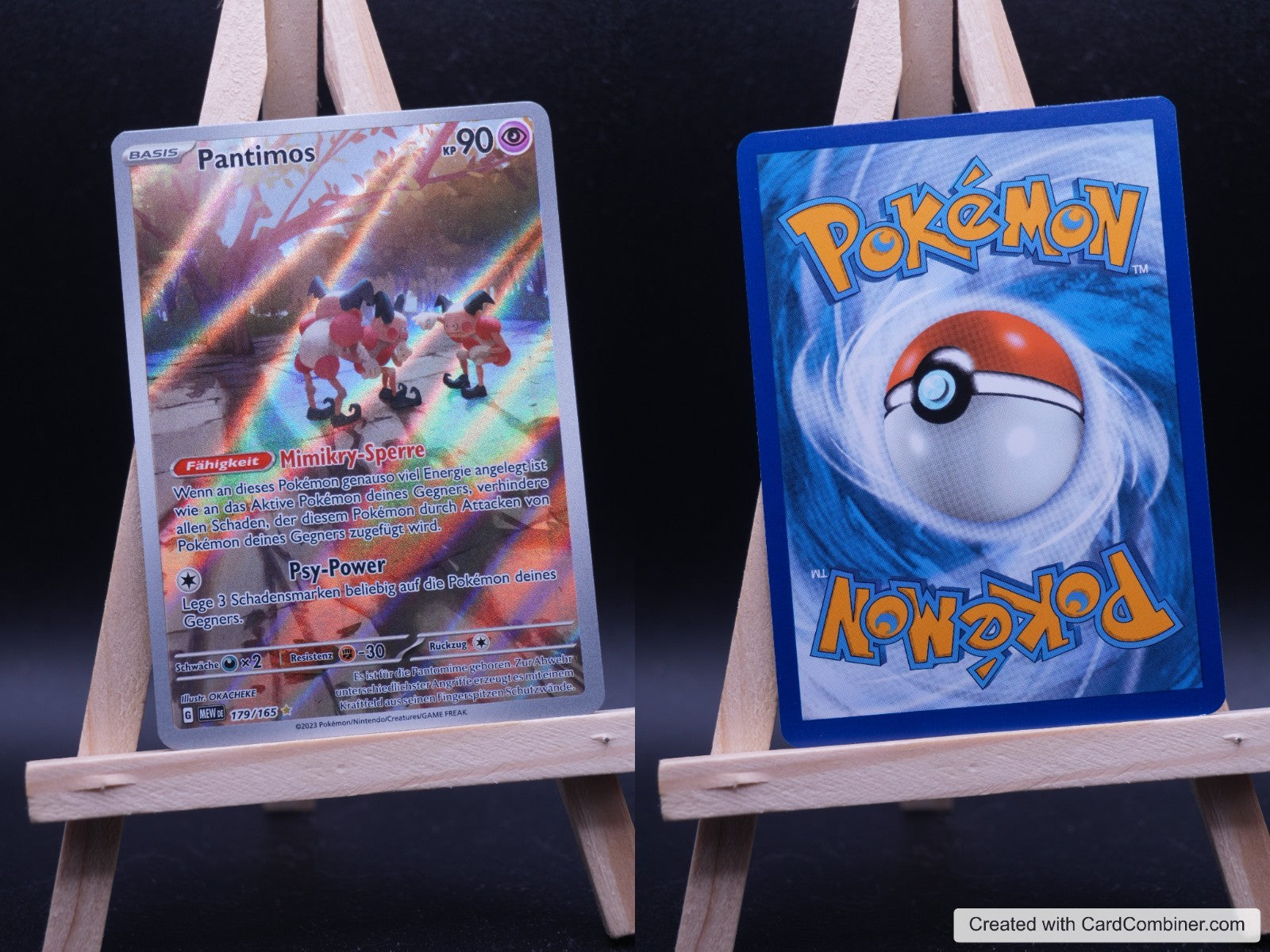 Pantimos MEW 179 151 Pokémon Karte Deutsch Near Mint