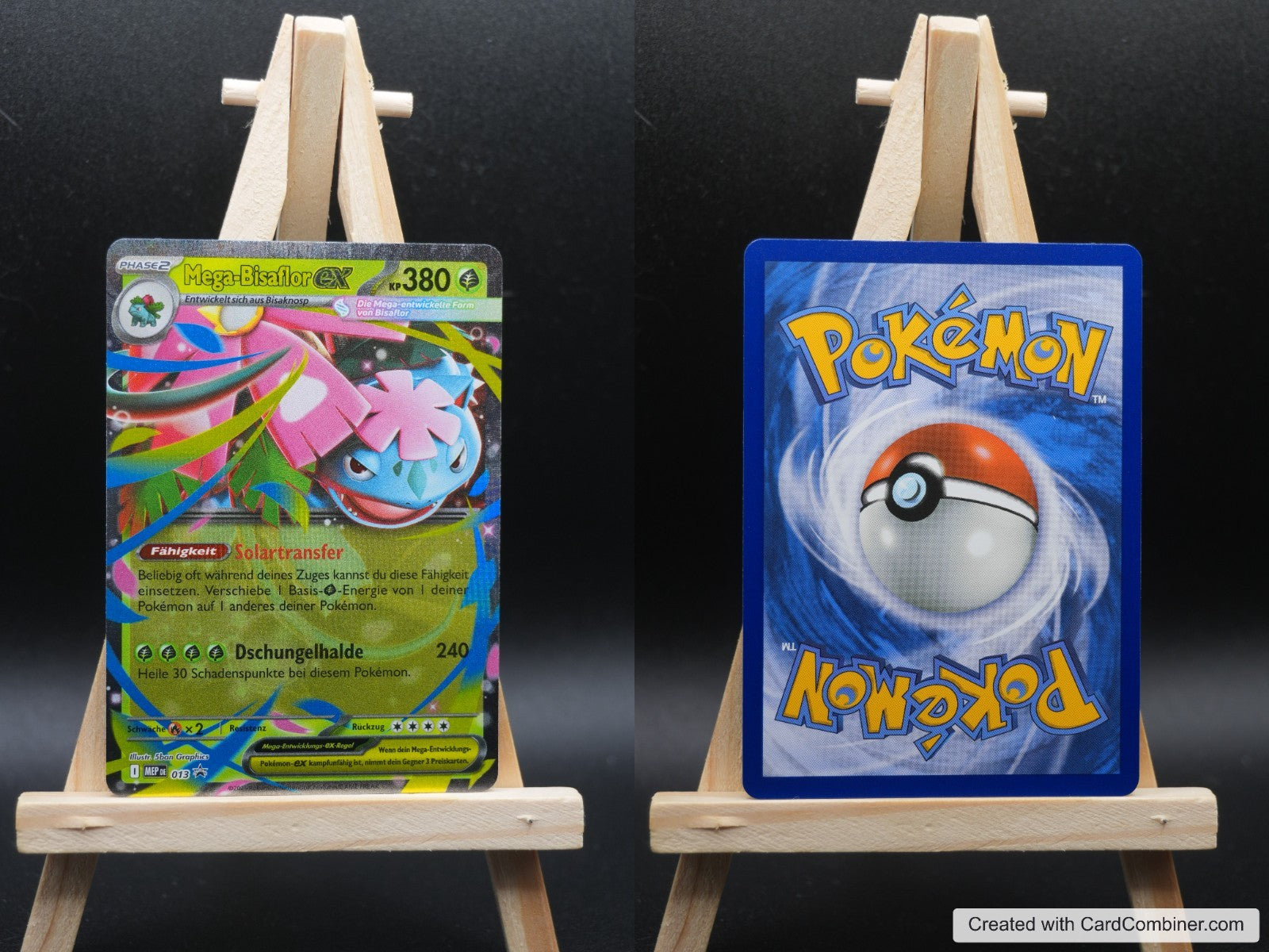 Mega Bisaflor ex MEP 013 MEP Black Star Promos Pokémon Karte Deutsch Near Mint