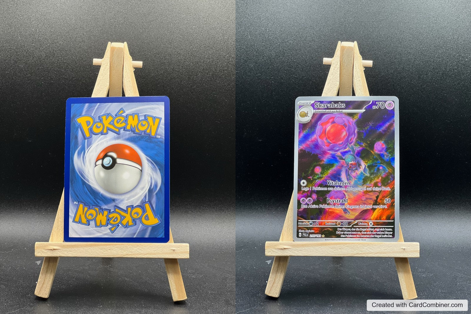 Skarabaks PAL 215 Entwicklungen in Paldea Pokémon Karte Deutsch Near Mint