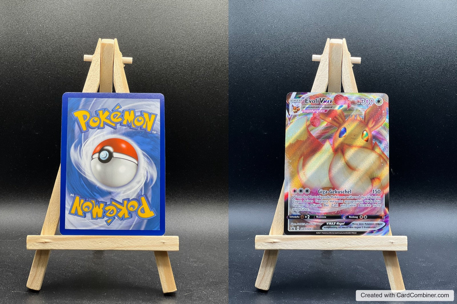 Evoli VMAX SWSH 087 SWSH Black Star Promos Pokémon Karte Deutsch Near Mint