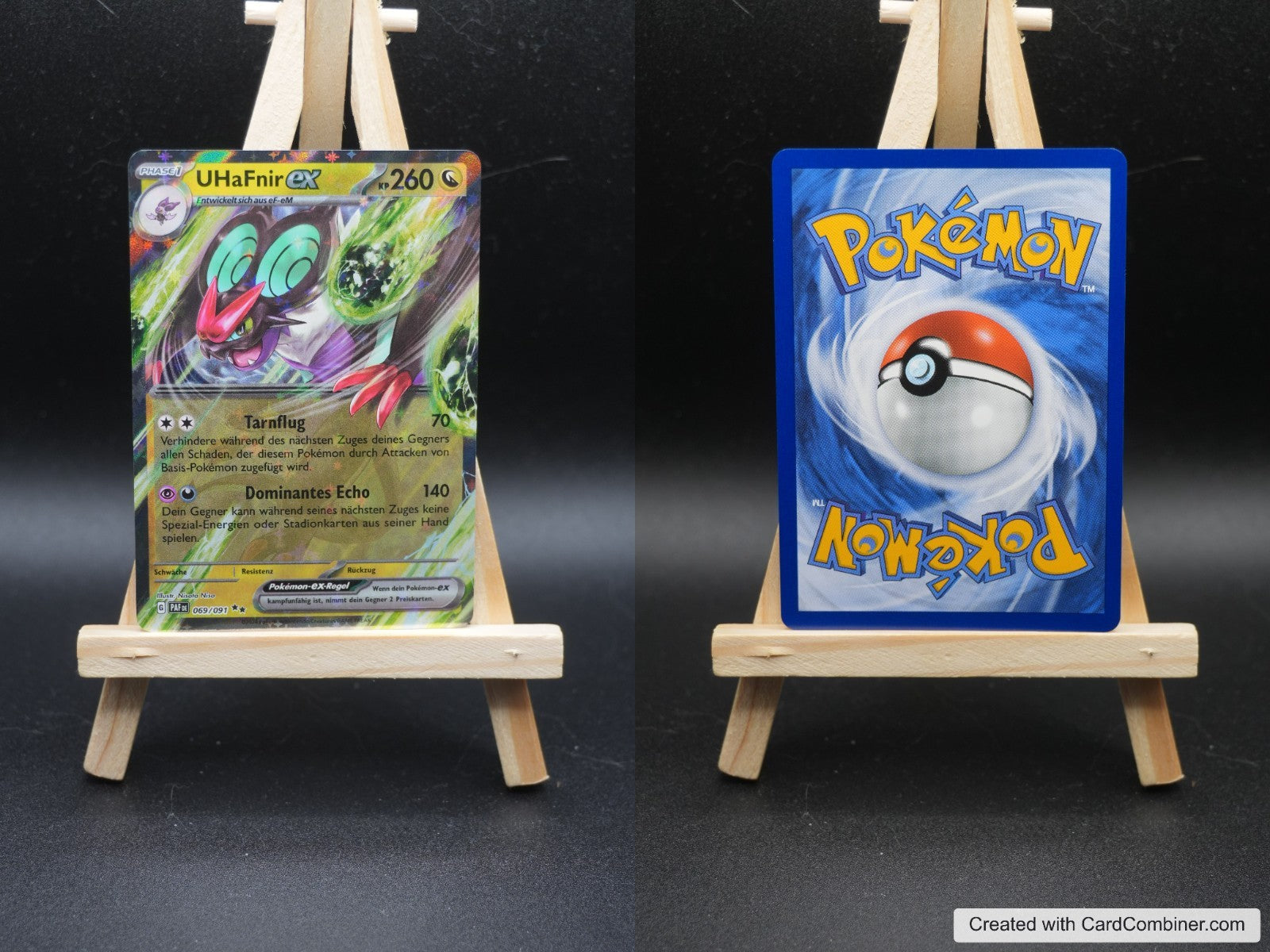 UHaFnir ex PAF 069 Paldeas Schicksale Pokémon Karte Deutsch Near Mint