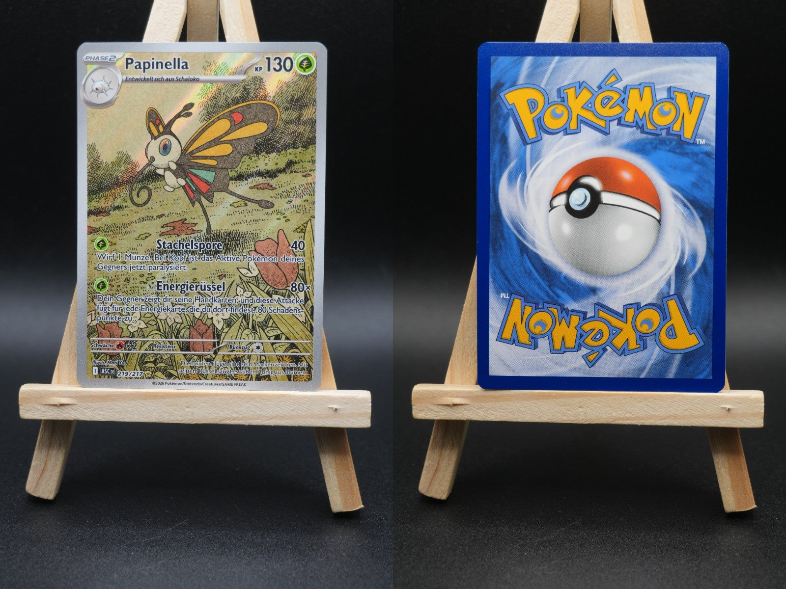 Papinella ASC 219 Erhabene Helden Pokémon Karte Deutsch Near Mint