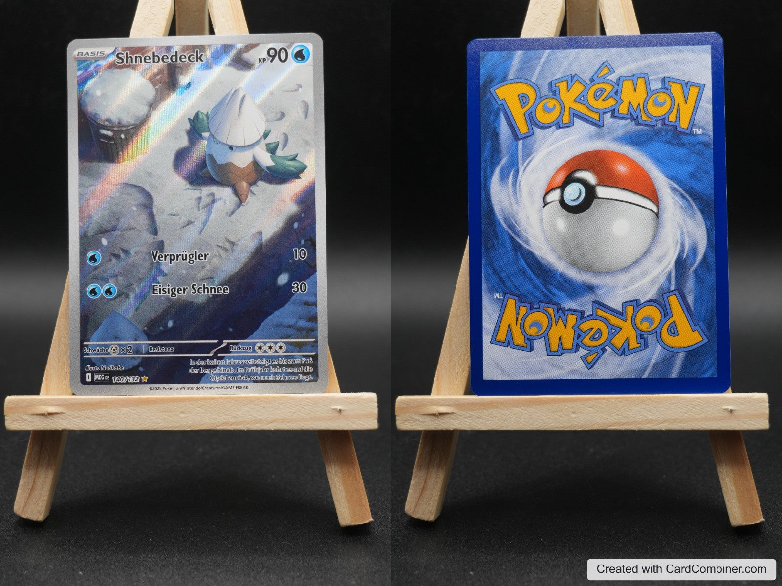 Shnebedeck MEG 140 Mega-Entwicklung Pokémon Karte Deutsch Near Mint