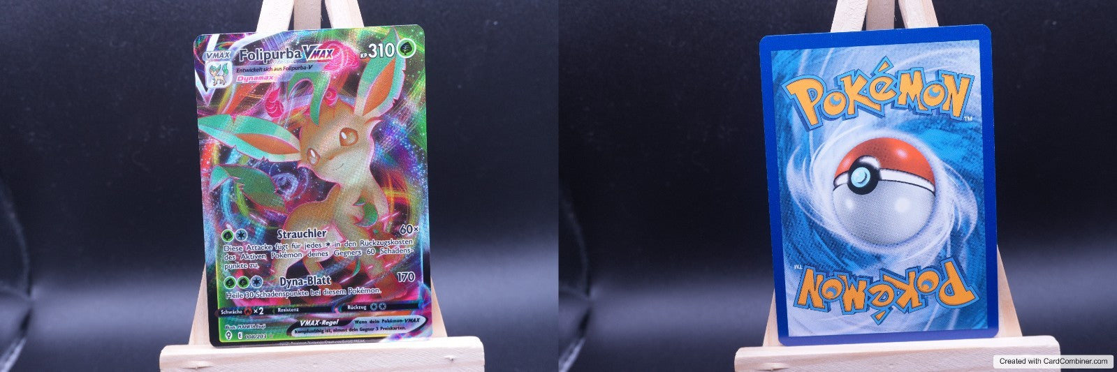 Folipurba VMAX EVS 008 Drachenwandel Pokémon Karte Deutsch Near Mint