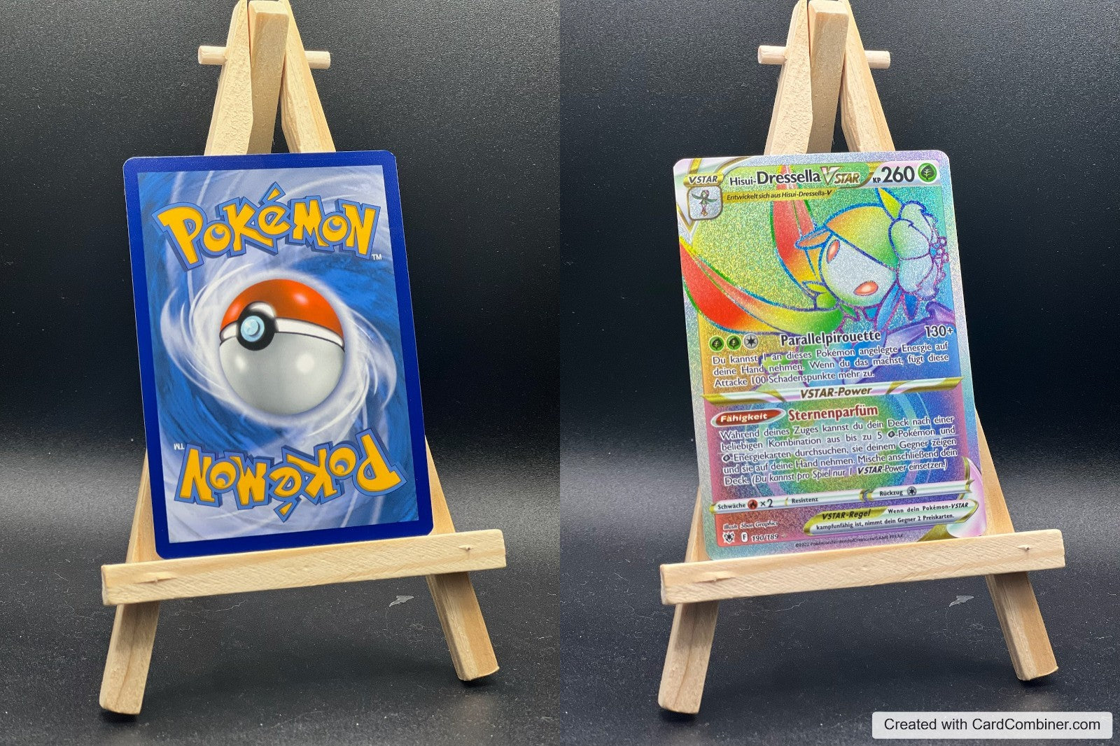 Hisui-Dressella VSTAR ASR 190 Astralglanz Pokémon Karte Deutsch Near Mint