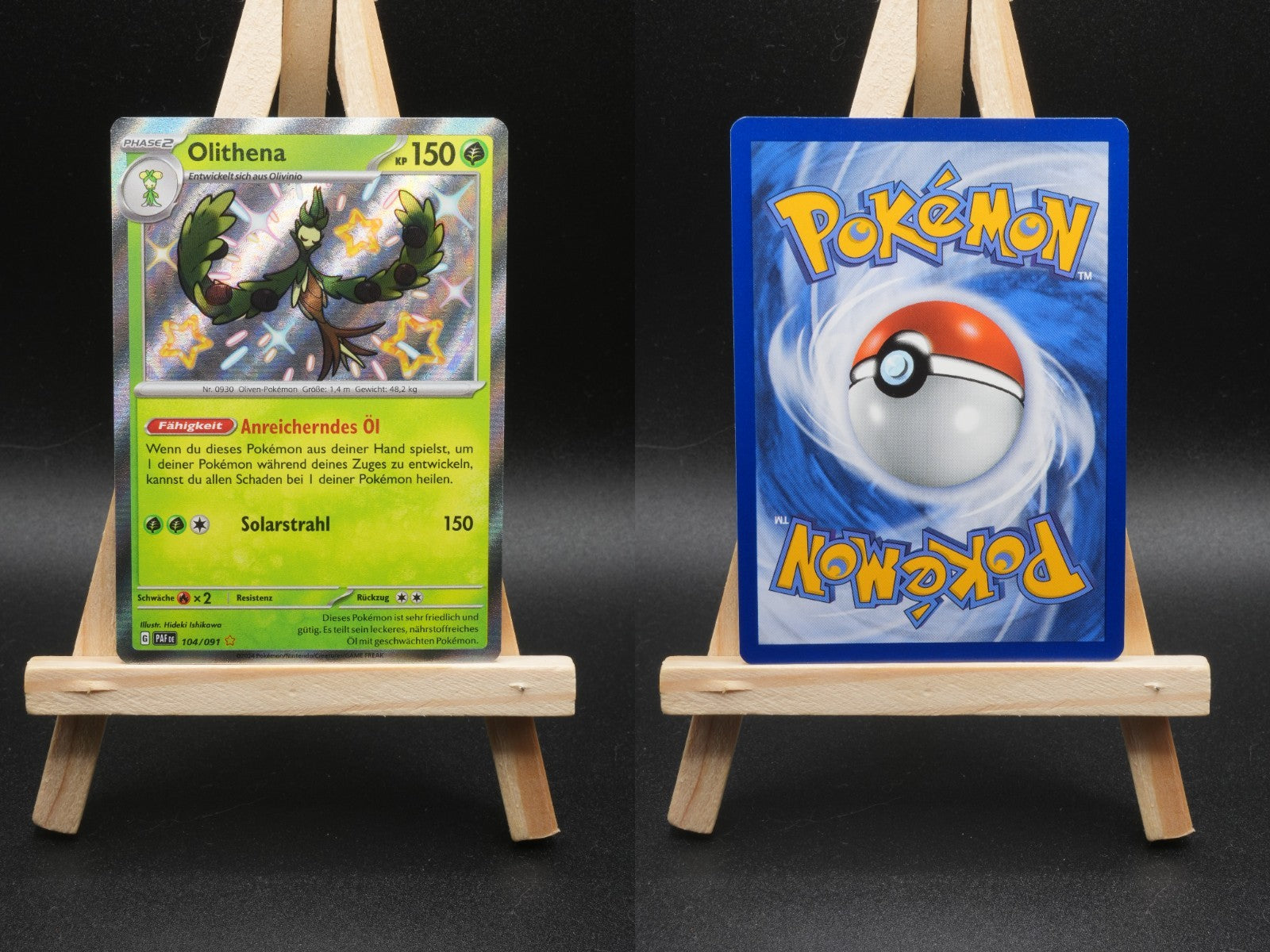 Olithena PAF 104 Paldeas Schicksale Pokémon Karte Deutsch Near Mint