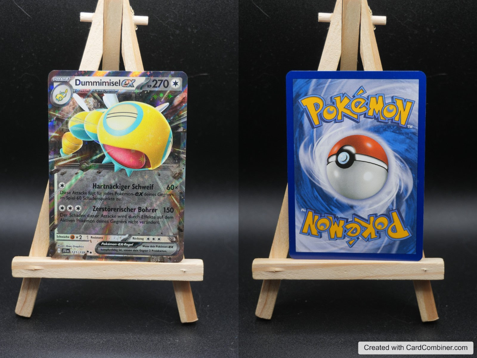 Dummimisel ex JTG 121 Reisegefährten Pokémon Karte Deutsch Near Mint