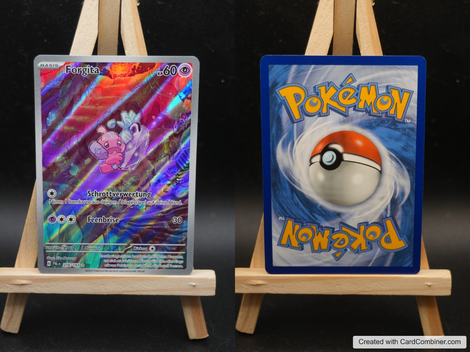 Forgita PAL 216 Entwicklungen in Paldea Pokémon Karte Deutsch Excellent