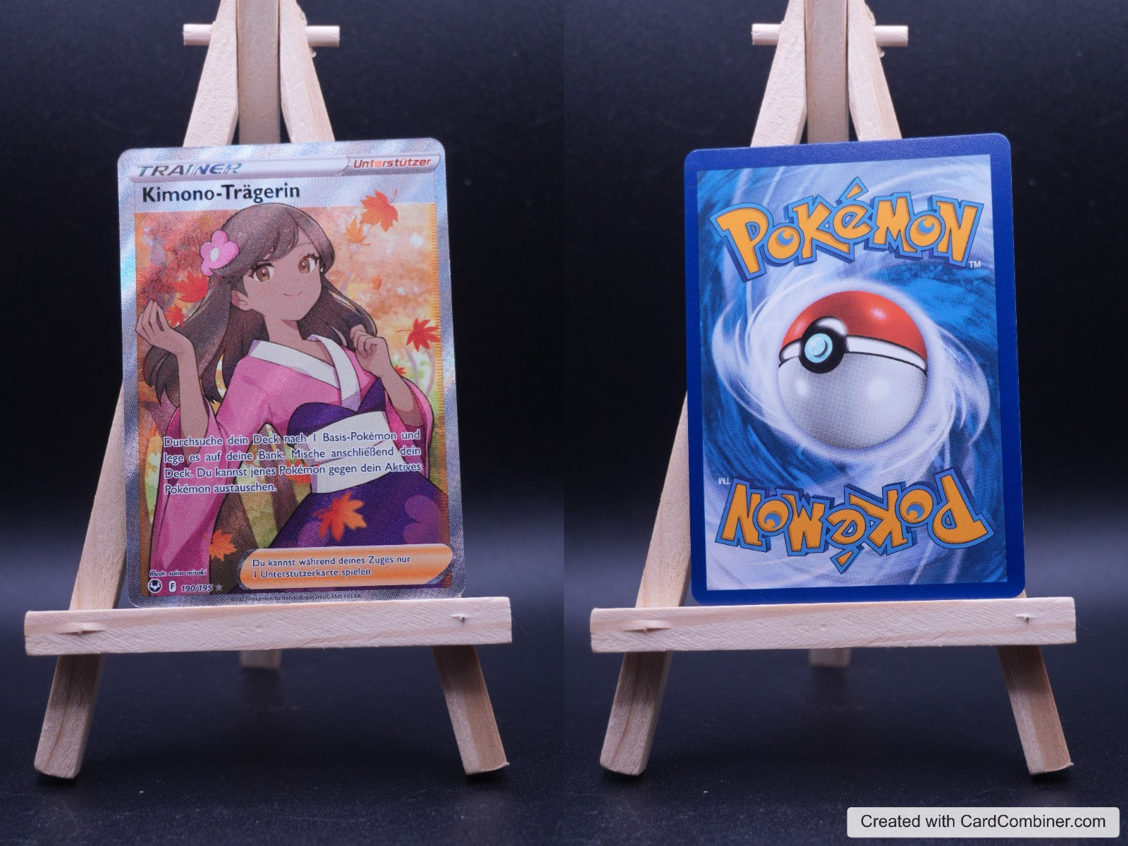 Kimono-Trägerin SIT 190 Silberne Sturmwinde Pokémon Karte Deutsch Near Mint