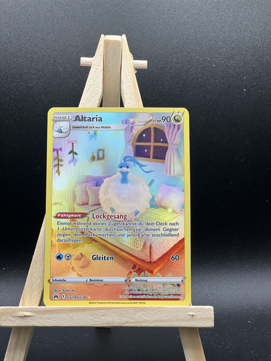 Pokémon Karte Altaria GG19 Zenit Der Könige Missprint/Error Card