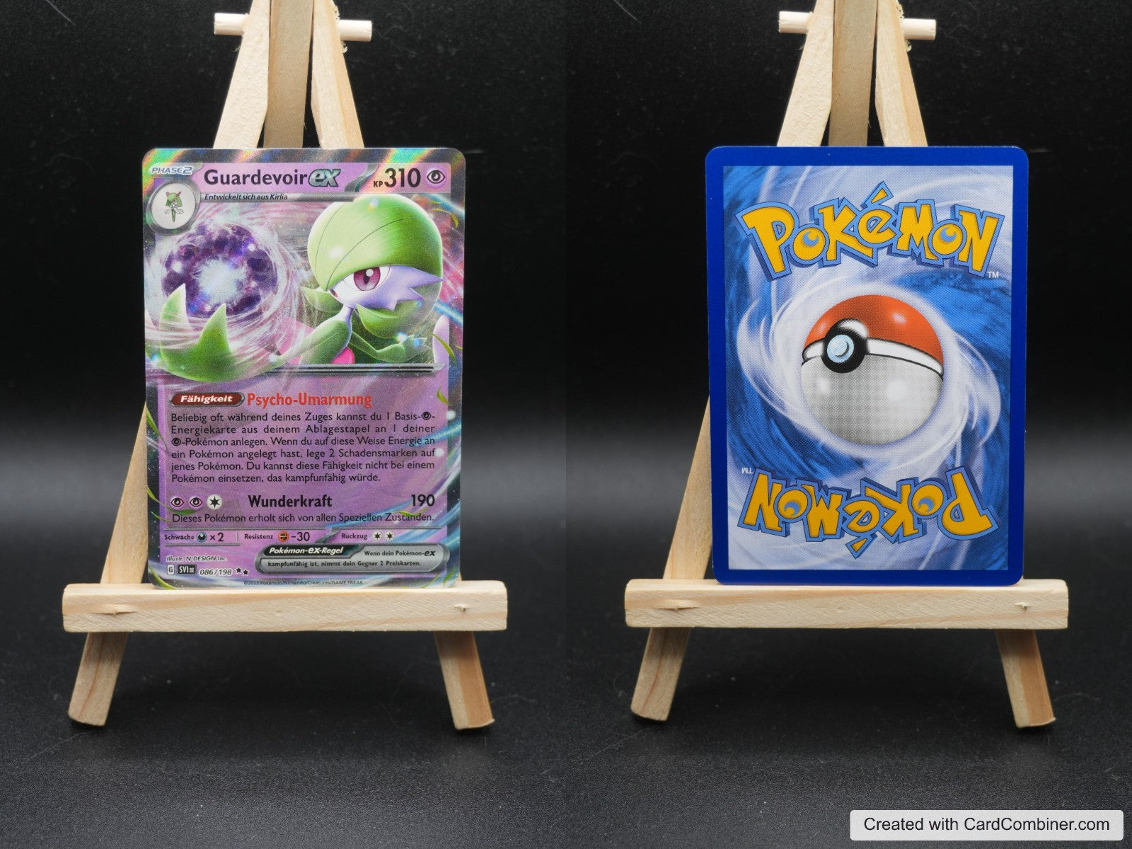 Guardevoir ex SVI 086 Karmesin und Purpur Pokémon Karte Deutsch Near Mint