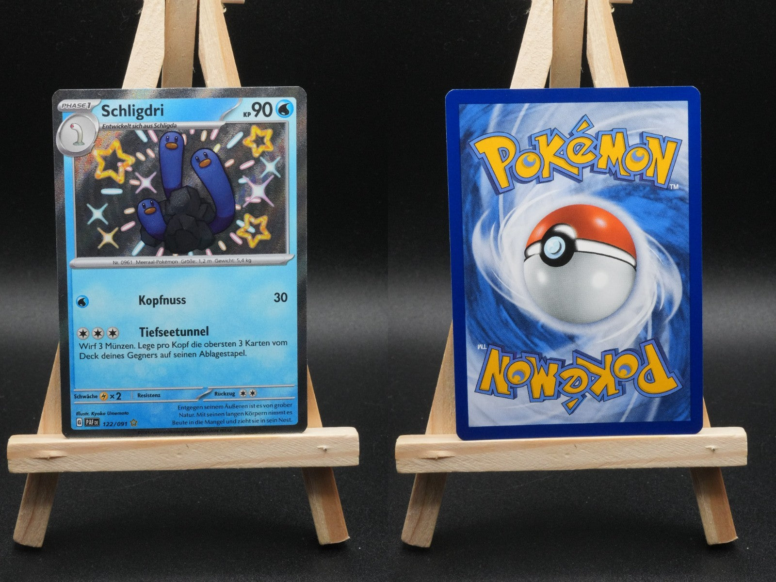 Schligdri PAF 122 Paldeas Schicksale Pokémon Karte Deutsch Near Mint
