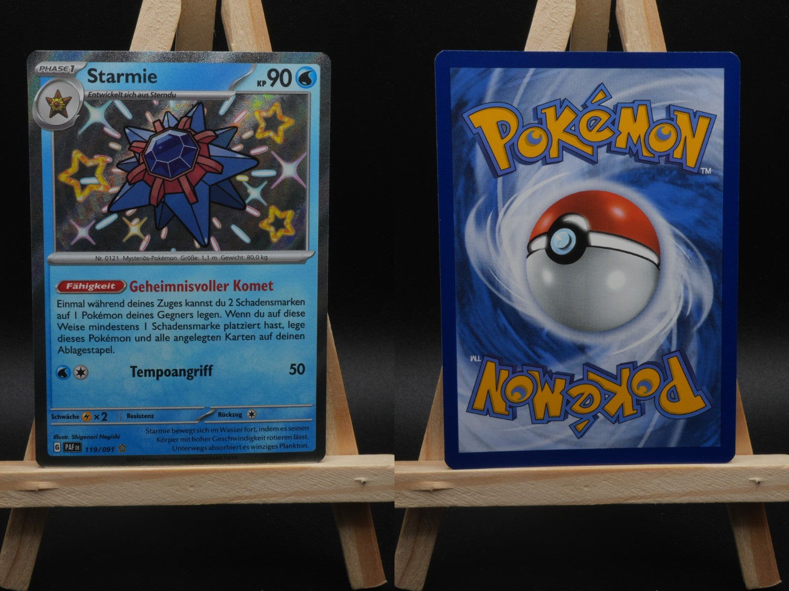 Starmie PAF 119 Paldeas Schicksale Pokémon Karte Deutsch Near Mint