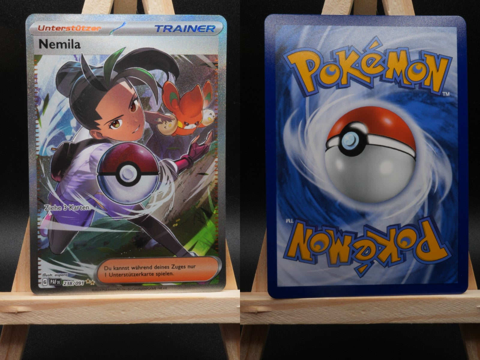 Nemila 238/091 Special Illustration Rare Paldeas Schicksale DE NM Pokémon