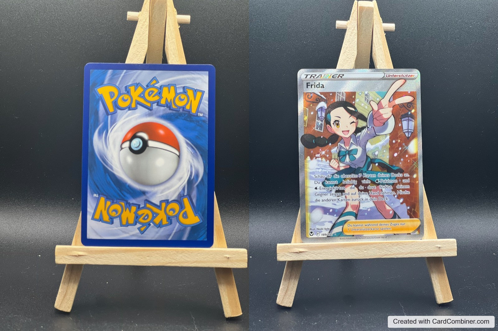 Frida SIT 189 Silberne Sturmwinde Pokémon Karte Deutsch Near Mint