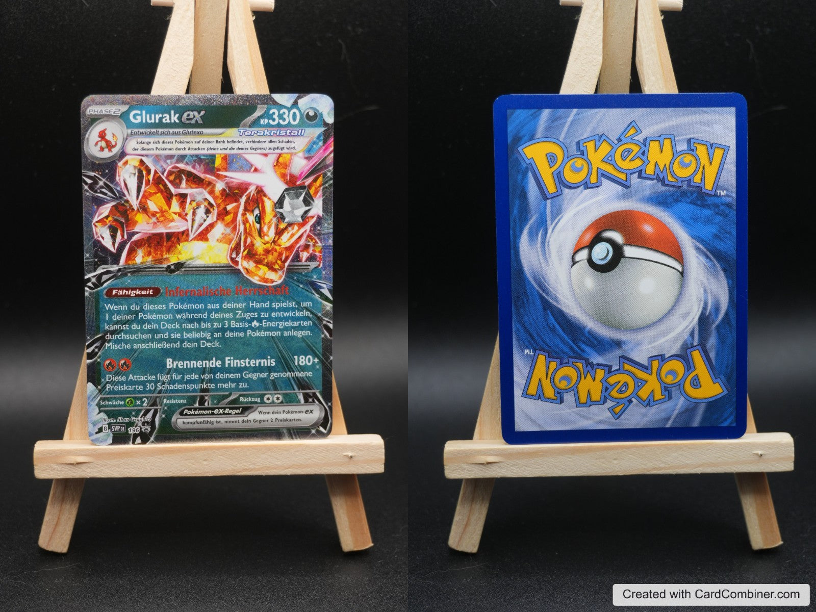 Glurak ex SVP 196 SV Black Star Promos Pokémon Karte Deutsch Near Mint