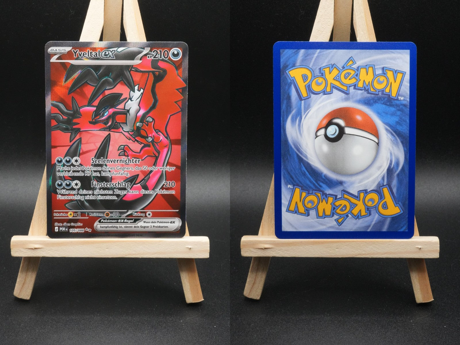 Yveltal ex POR 105 Optimale Ordnung Pokémon Karte Deutsch Near Mint