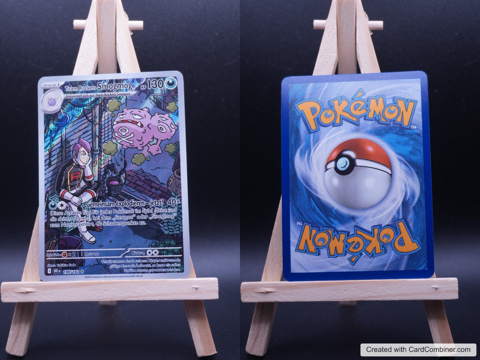 Team Rockets Smogmog DRI 199 Ewige Rivalen Pokémon Karte Deutsch Near Mint