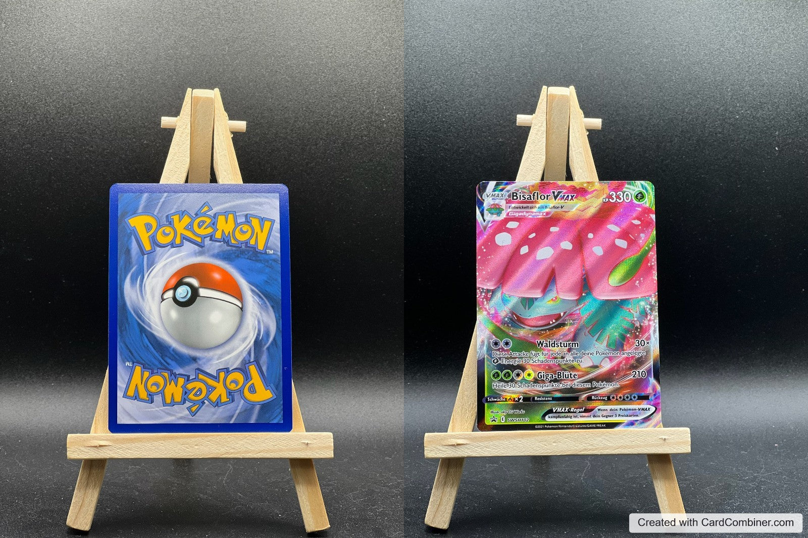 Bisaflor VMAX SWSH 102 SWSH Black Star Promos Pokémon Karte Deutsch Near Mint