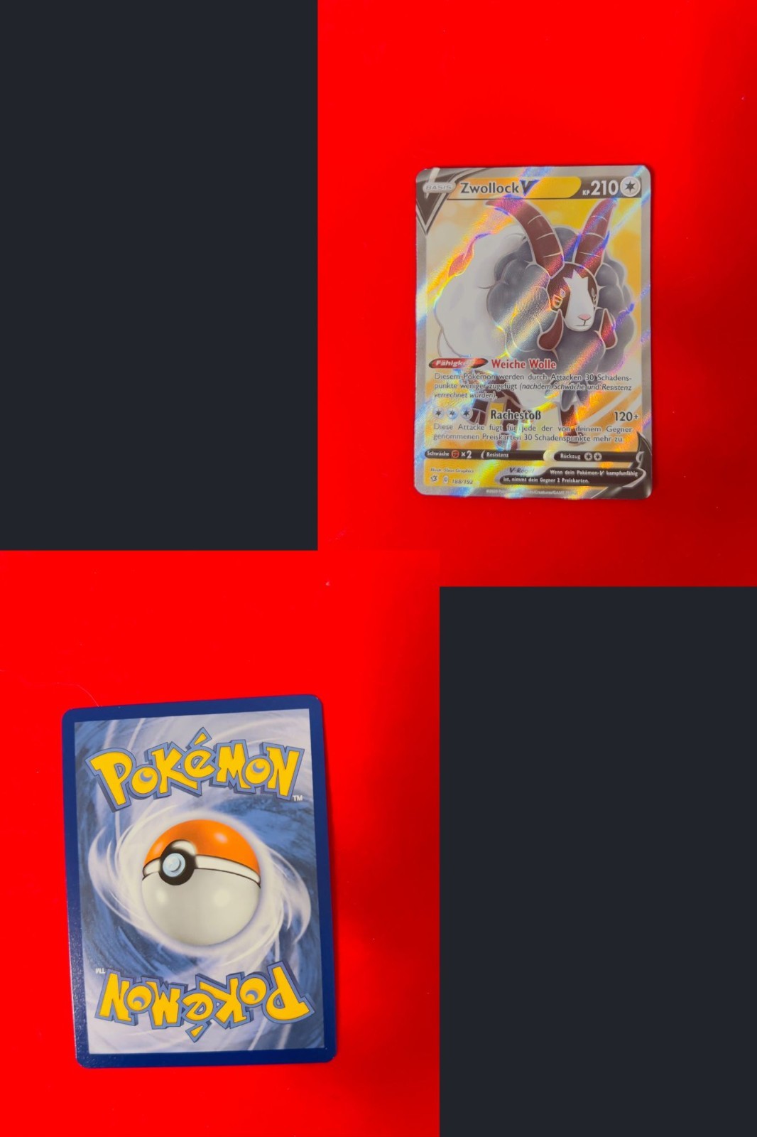 Zwollock V RCL 188 Clash der Rebellen Pokémon Karte Deutsch Near Mint