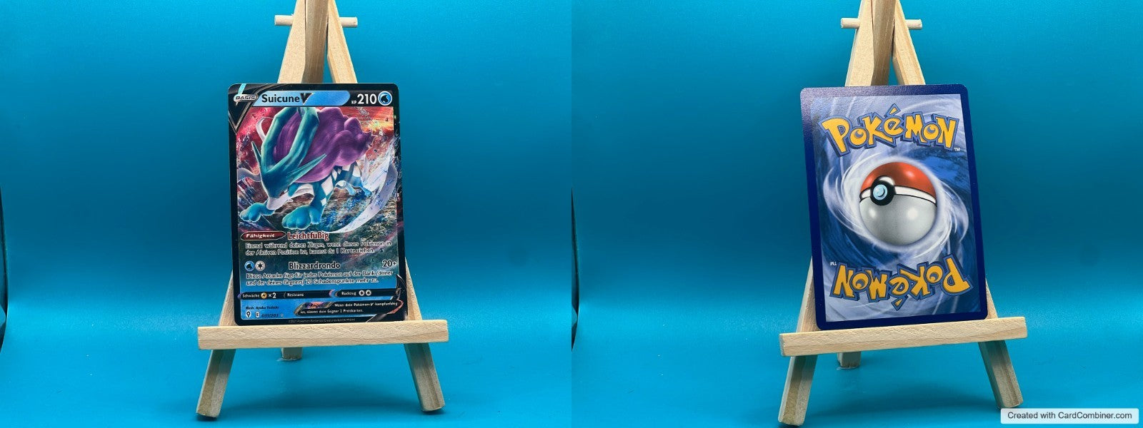 Suicune V EVS 031 Drachenwandel Pokémon Karte Deutsch Near Mint