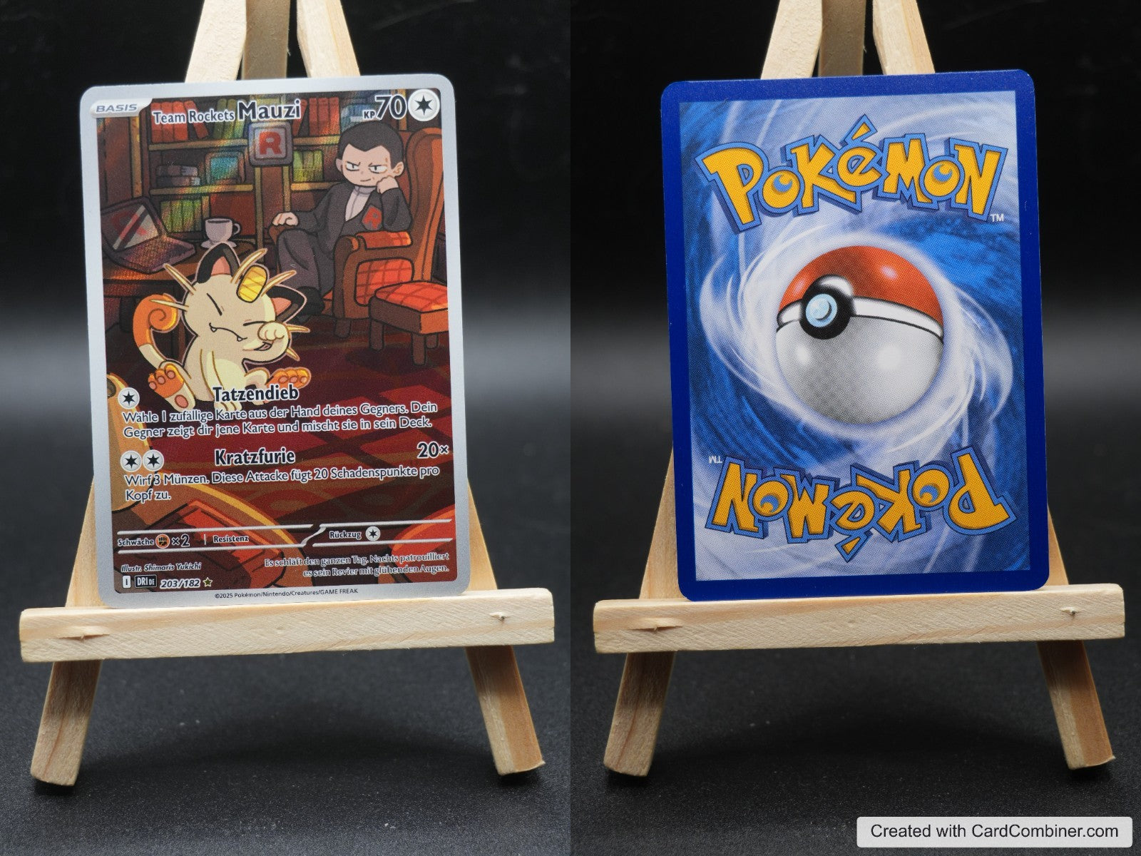 Team Rockets Mauzi DRI 203 Ewige Rivalen Pokémon Karte Deutsch Near Mint