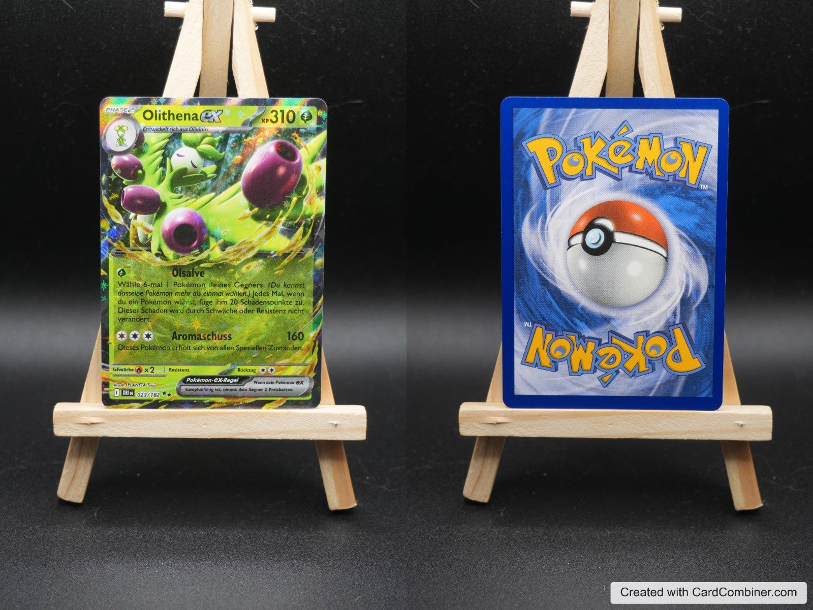 Olithena ex DRI 023 Ewige Rivalen Pokémon Karte Deutsch Near Mint