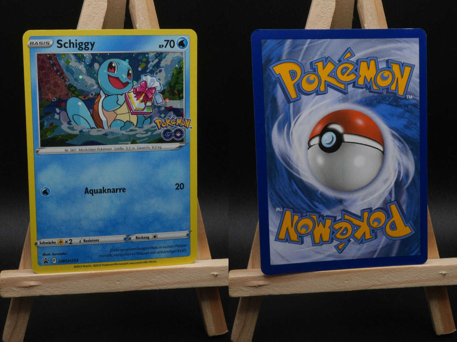 Schiggy SWSH 233 SWSH Black Star Promos Pokémon Karte Deutsch Near Mint