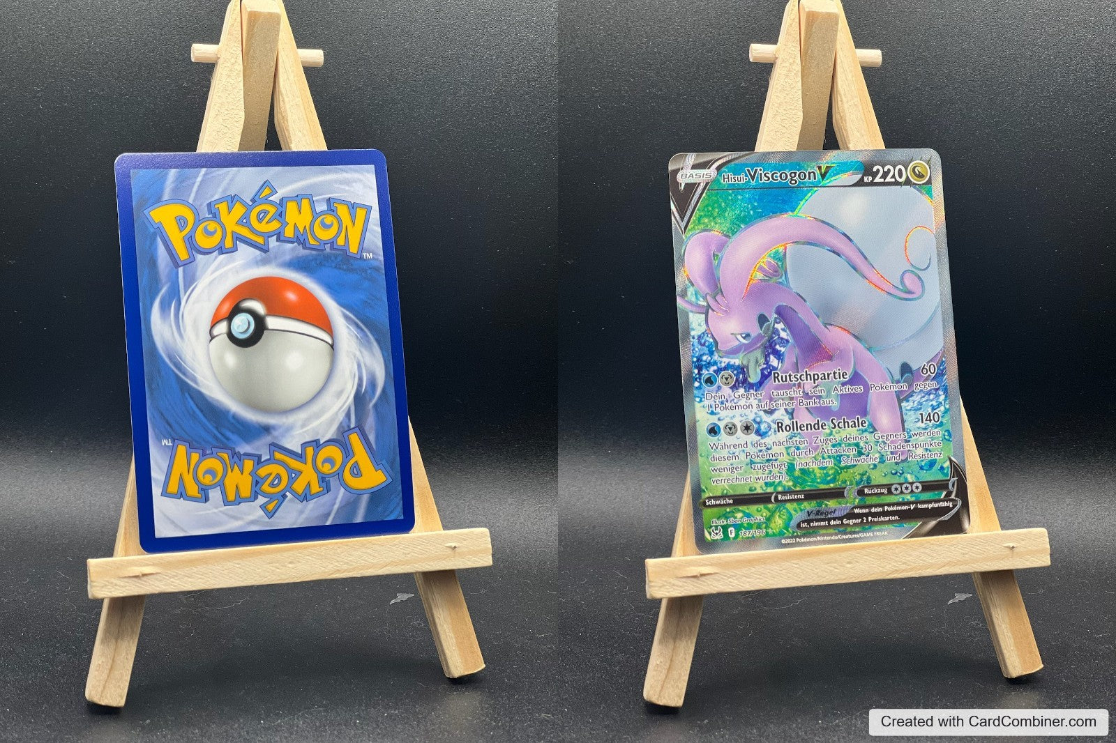 Hisui-Viscogon V LOR 187 Verlorener Ursprung Pokémon Karte Deutsch Near Mint