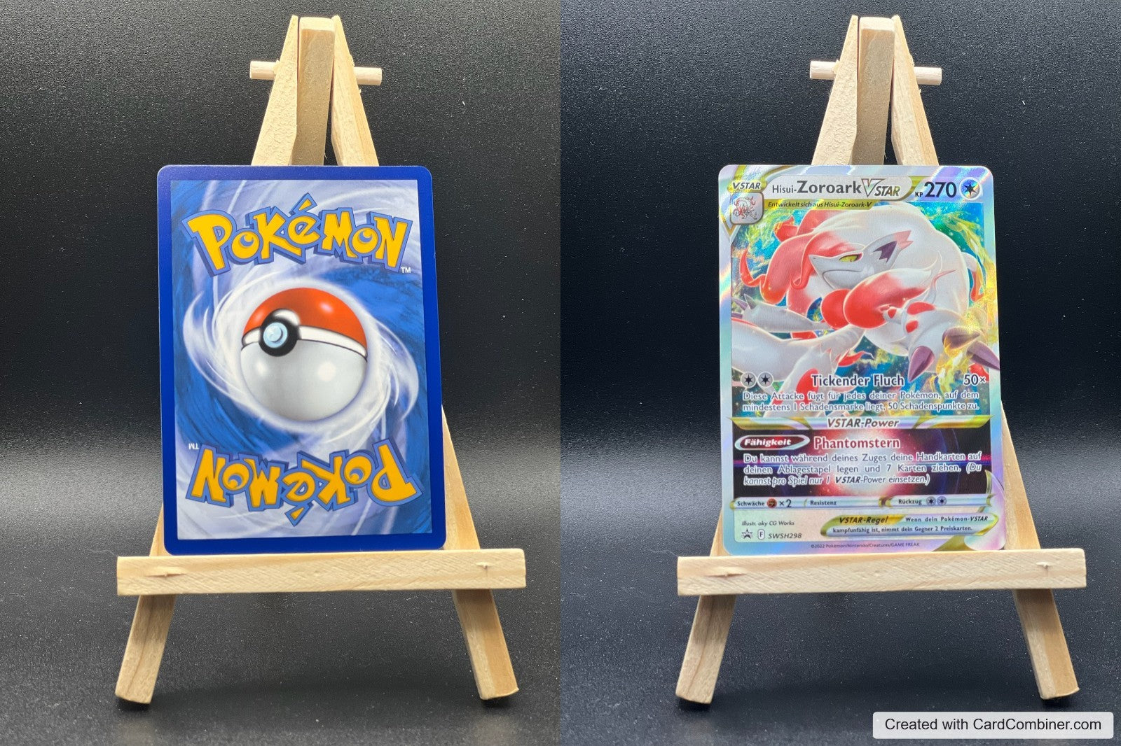 Hisui-Zoroark VSTAR SWSH 298 SWSH Black Star Promos Pokémon Karte Deutsch Near M