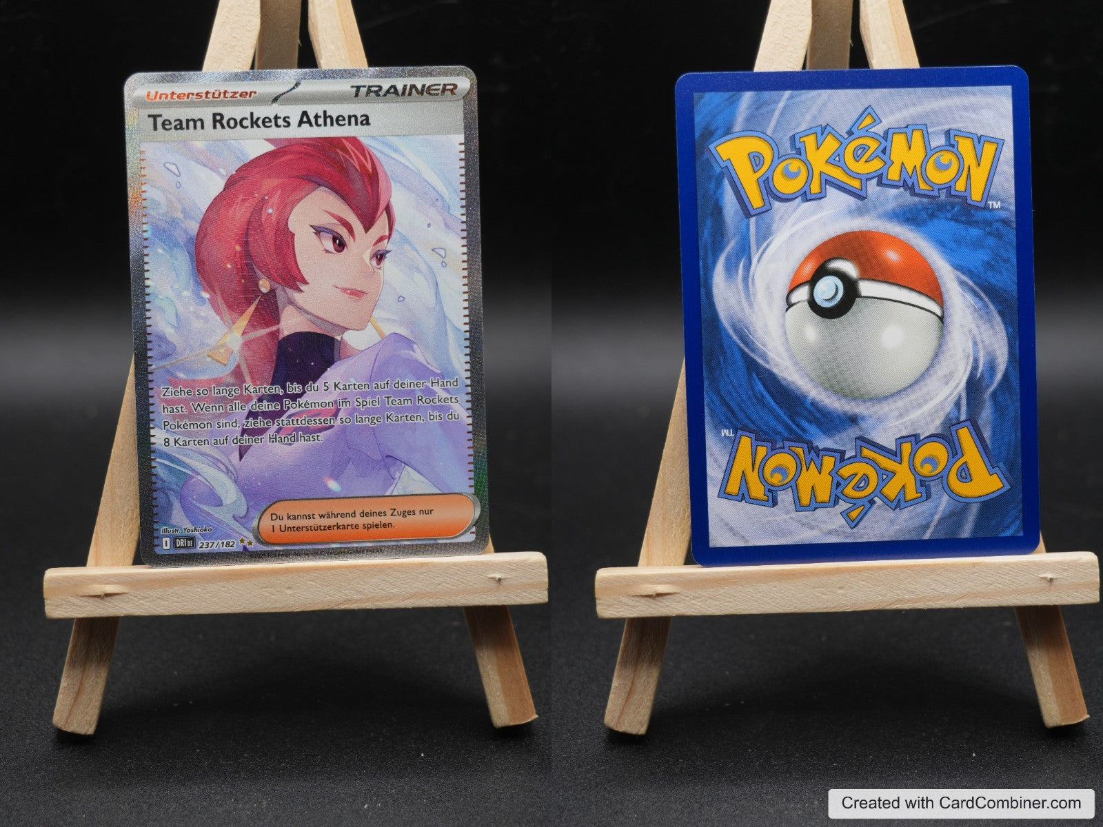 Team Rockets Athena DRI 237 Ewige Rivalen Pokémon Karte Deutsch Near Mint