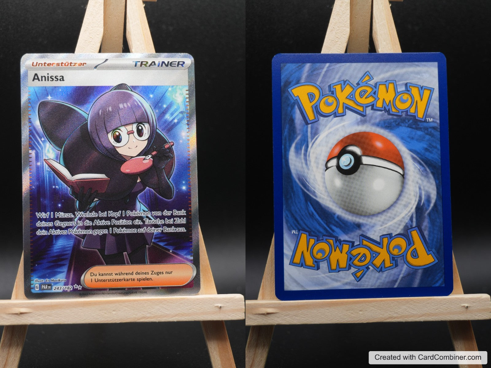 Anissa PAR 243 Paradoxrift Pokémon Karte Deutsch Near Mint