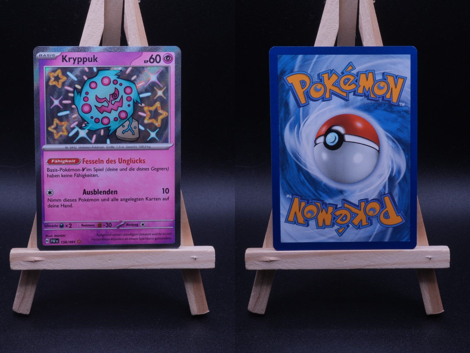 Kryppuk PAF 158 Paldeas Schicksale Pokémon Karte Deutsch Near Mint