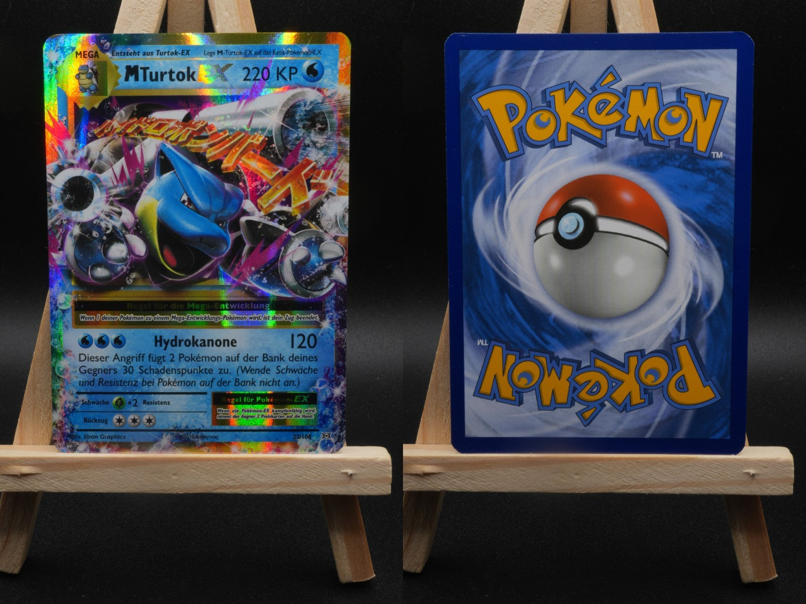 MBlastoise EX EVO 22 Evolution Pokémon Karte Deutsch Excellent